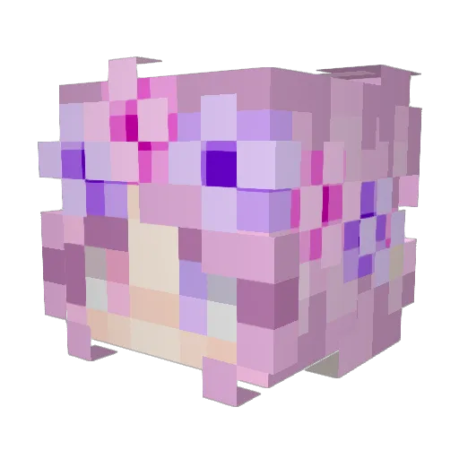 jadedcrow Minecraft avatar head, 3D render