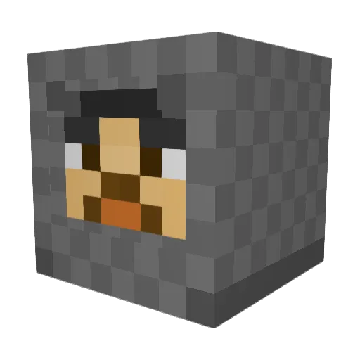 jadedd_ Minecraft avatar head, 3D render
