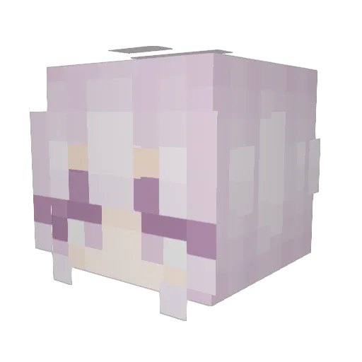 jadedghost_ Minecraft avatar head, 3D render