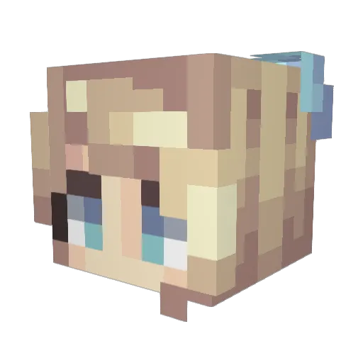 jadejonas23 Minecraft avatar head, 3D render