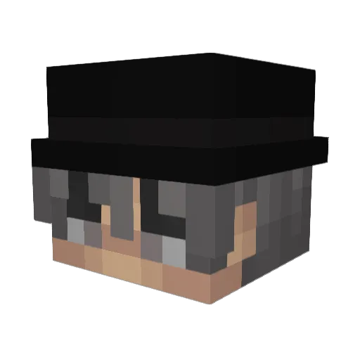 jaden040 Minecraft avatar head, 3D render