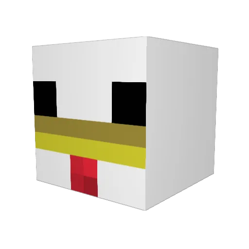 jadenc0528 Minecraft avatar head, 3D render