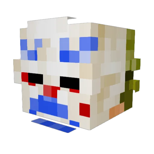 jadenchilly Minecraft avatar head, 3D render