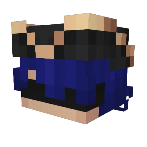 jadenify Minecraft avatar head, 3D render