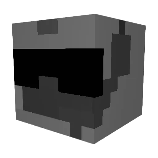 jadenwatt Minecraft avatar head, 3D render