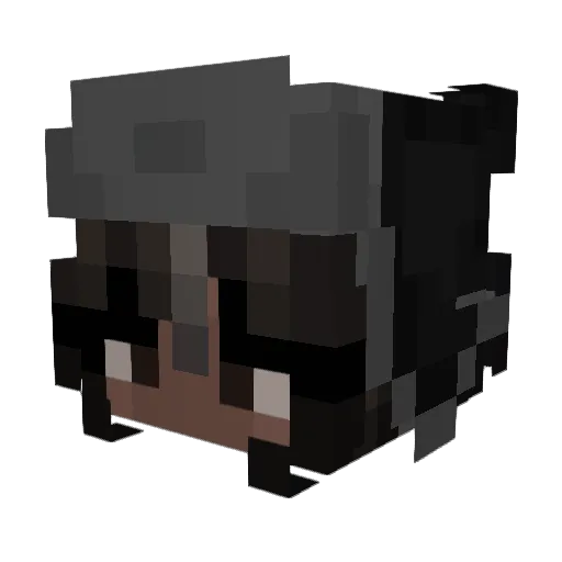 jadhaa Minecraft avatar head, 3D render