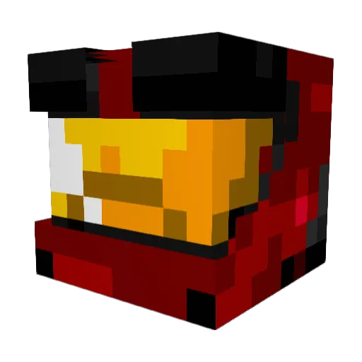 jadjafangirl Minecraft avatar head, 3D render