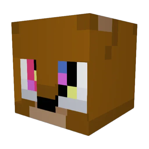 jadonter Minecraft avatar head, 3D render