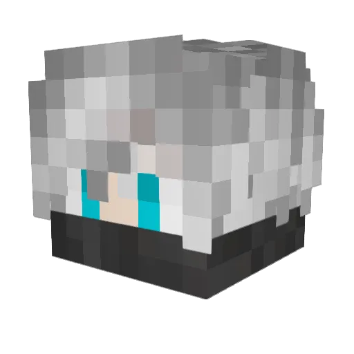 jadxis Minecraft avatar head, 3D render