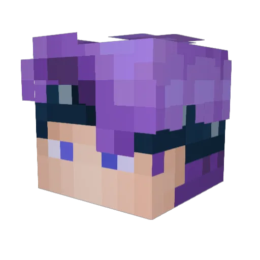 jae_woo Minecraft avatar head, 3D render