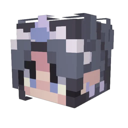jaebae00 Minecraft avatar head, 3D render