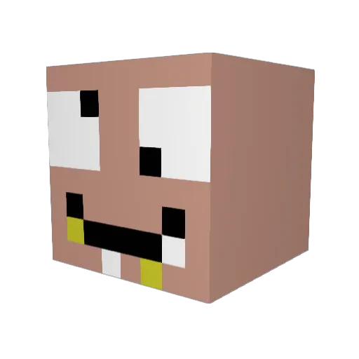 jaeger8041 Minecraft avatar head, 3D render