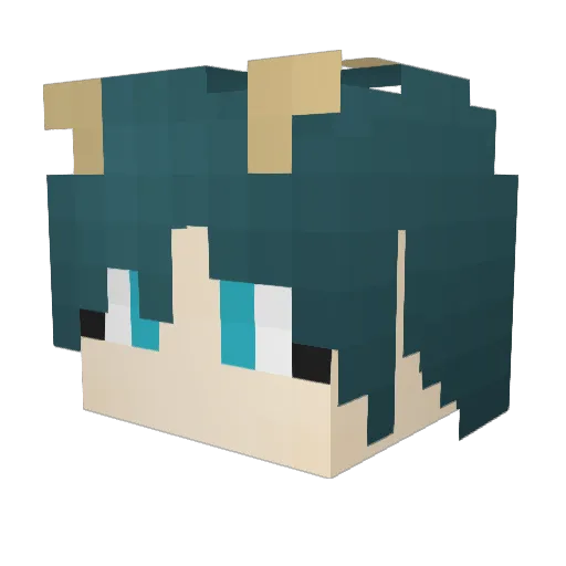 jaeho0217 Minecraft avatar head, 3D render