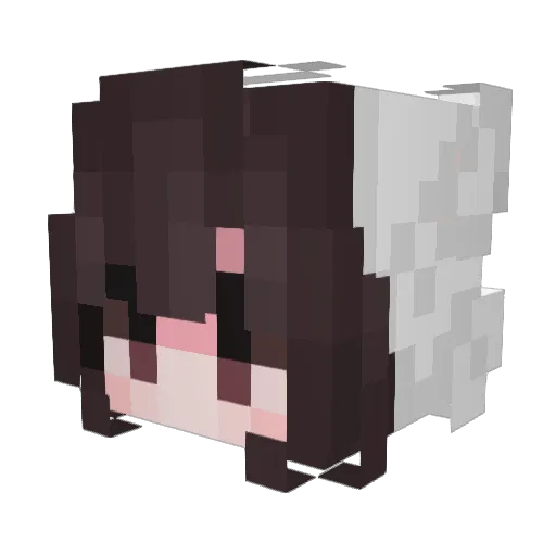 jaejaeone Minecraft avatar head, 3D render