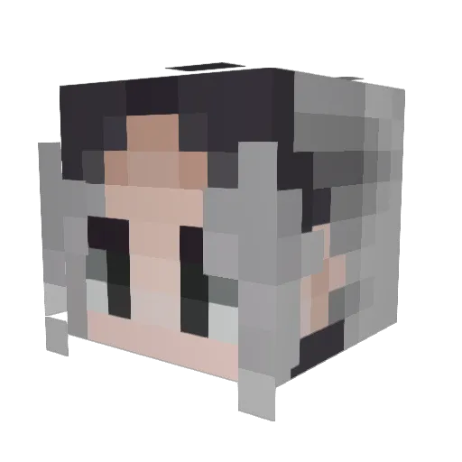 jaemery9 Minecraft avatar head, 3D render