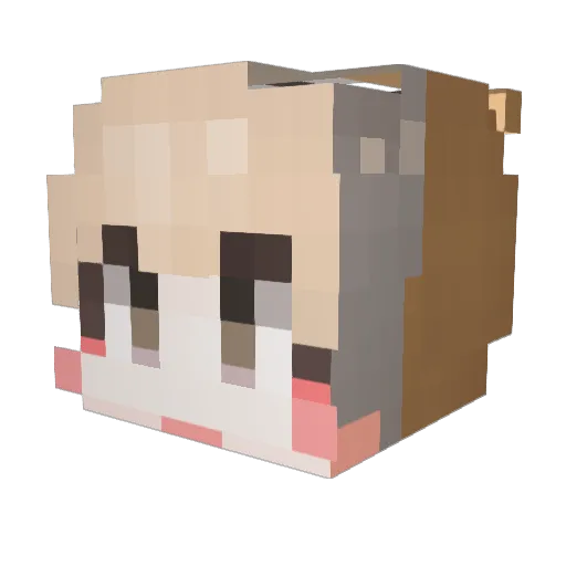 jaemin9832 Minecraft avatar head, 3D render