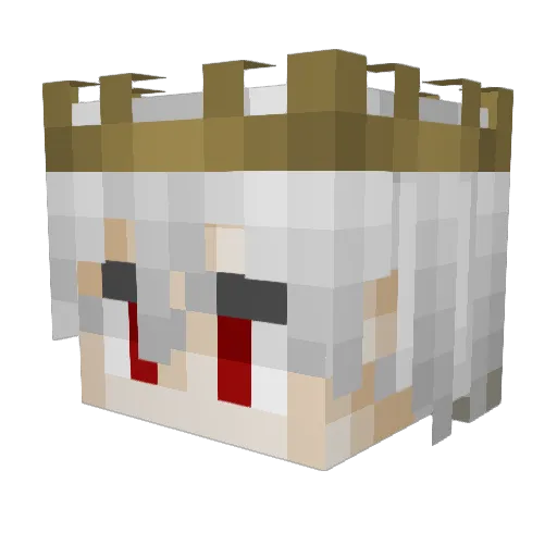 jaems__ Minecraft avatar head, 3D render