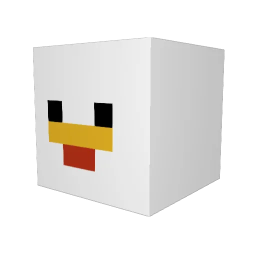jaewon41 Minecraft avatar head, 3D render