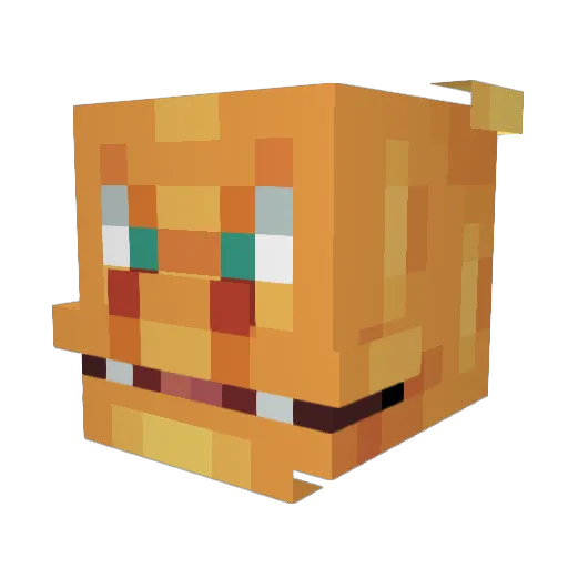 jaffnoob123 Minecraft avatar head, 3D render