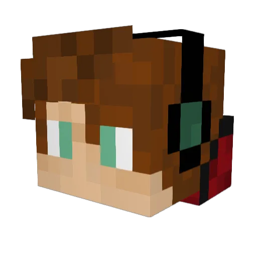 jaggeroliver Minecraft avatar head, 3D render