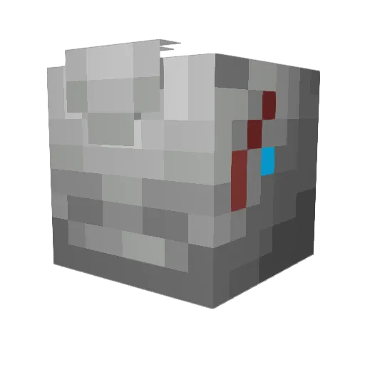 jaghati Minecraft avatar head, 3D render