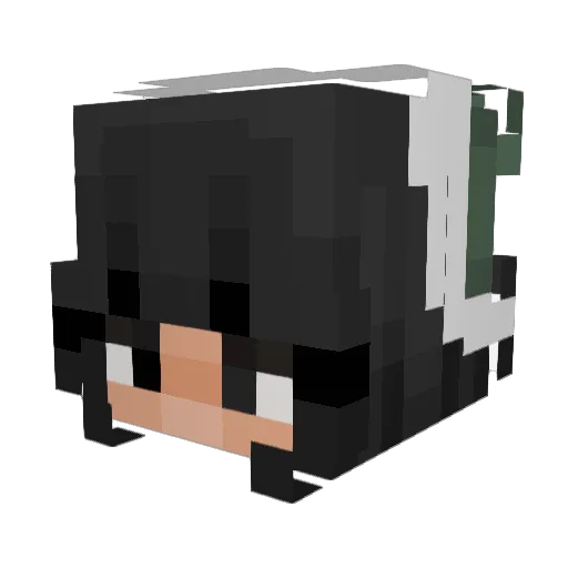jagstow Minecraft avatar head, 3D render