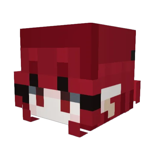 jahennesy Minecraft avatar head, 3D render