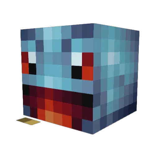 jahis45 Minecraft avatar head, 3D render