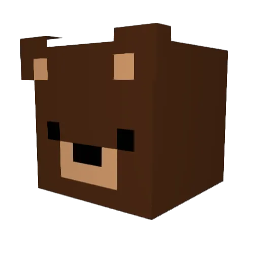 jaiden906 Minecraft avatar head, 3D render