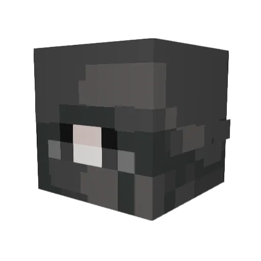 jaidvn Minecraft avatar head, 3D render