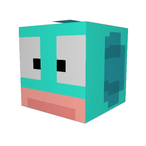jaimauhl Minecraft avatar head, 3D render