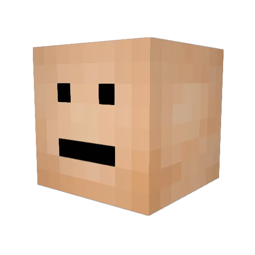 jaime_la_boufe Minecraft avatar head, 3D render