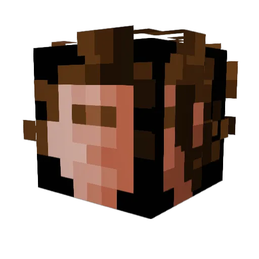 jaimev1 Minecraft avatar head, 3D render