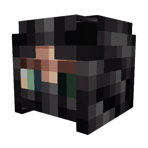 jaimeverdeja Minecraft avatar head, 3D render