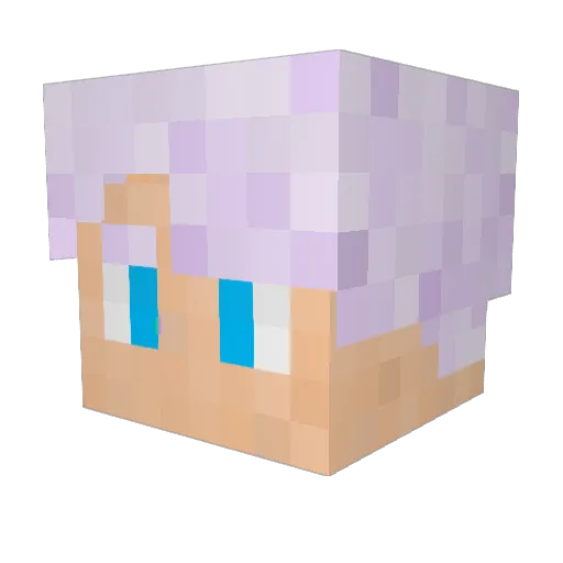 jaja44 Minecraft avatar head, 3D render