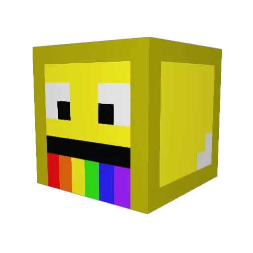 jaja_memes Minecraft avatar head, 3D render