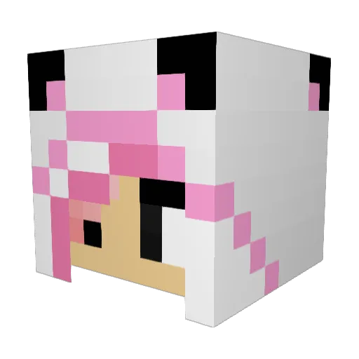 jajabinx05 Minecraft avatar head, 3D render