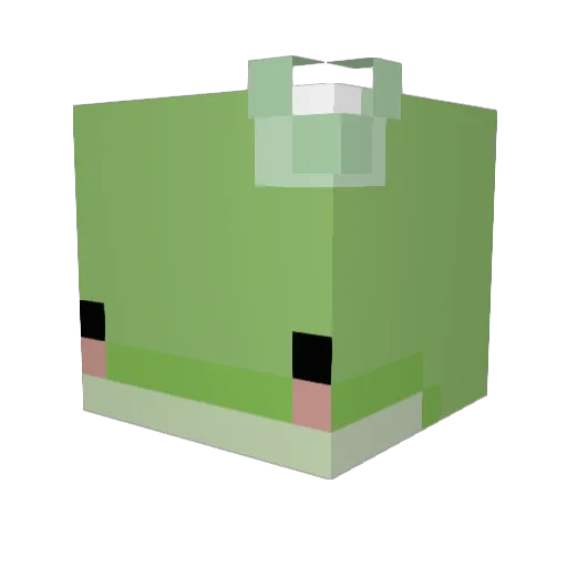 jajadobby Minecraft avatar head, 3D render