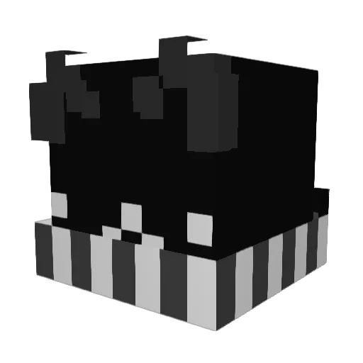 jajaroe Minecraft avatar head, 3D render