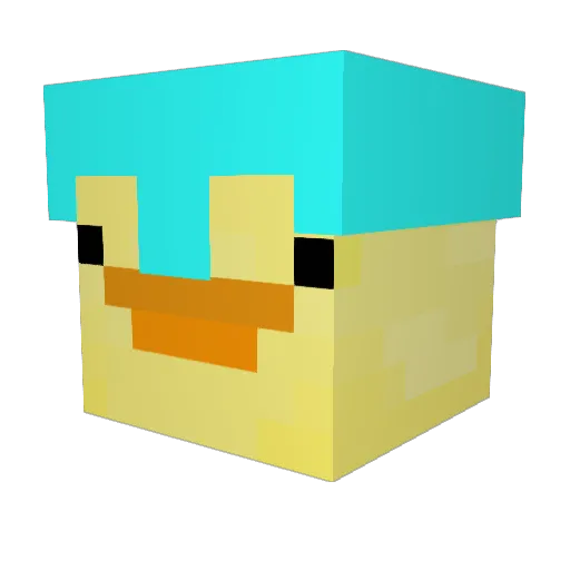 jajjapajja Minecraft avatar head, 3D render