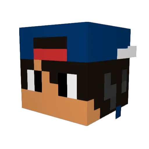 jajo17 Minecraft avatar head, 3D render