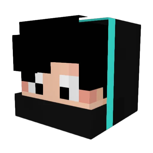 jak1010 Minecraft avatar head, 3D render