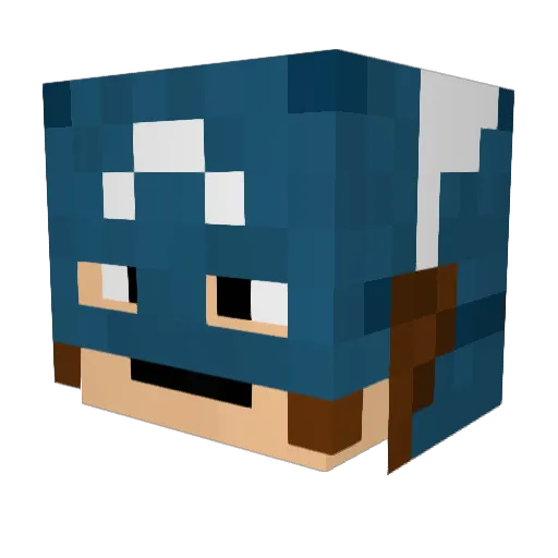 jak_attack44 Minecraft avatar head, 3D render
