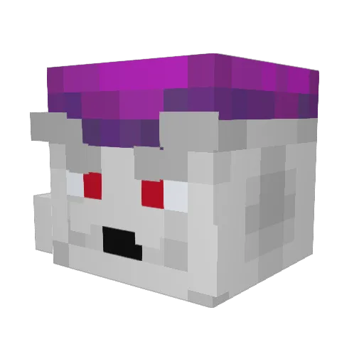 jakbixs Minecraft avatar head, 3D render