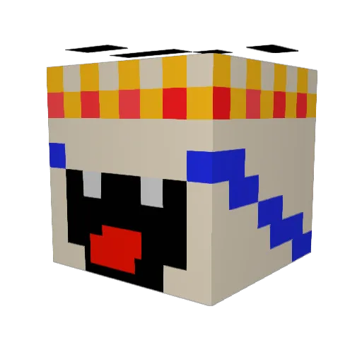jakchol11 Minecraft avatar head, 3D render