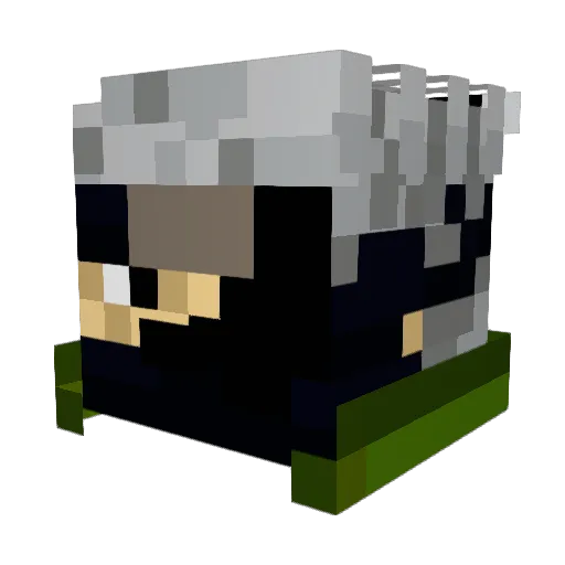 jake1194 Minecraft avatar head, 3D render