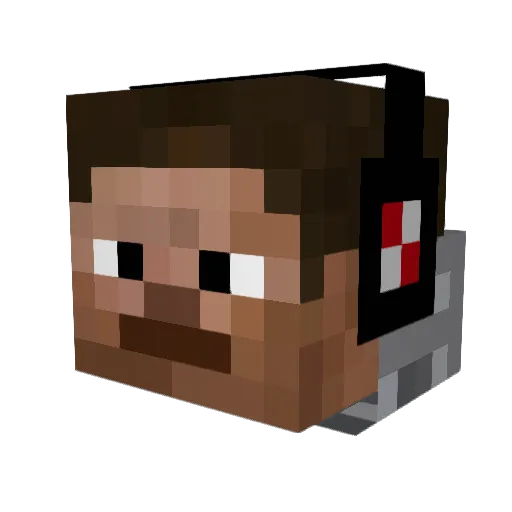 jake503 Minecraft avatar head, 3D render