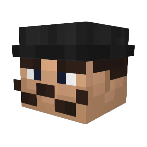 jake54312 Minecraft avatar head, 3D render