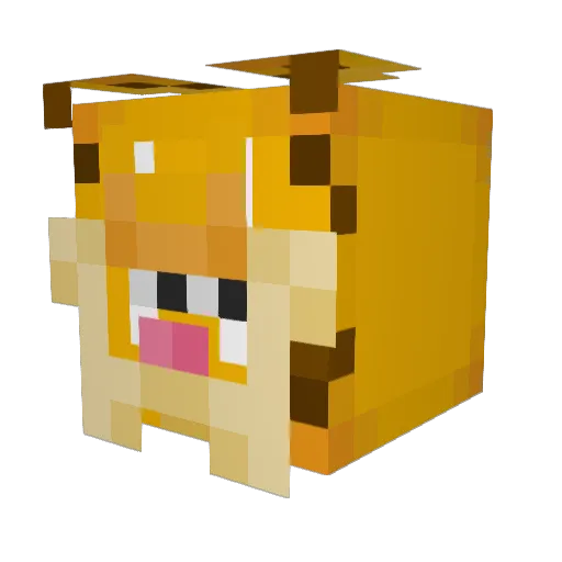jake95k Minecraft avatar head, 3D render