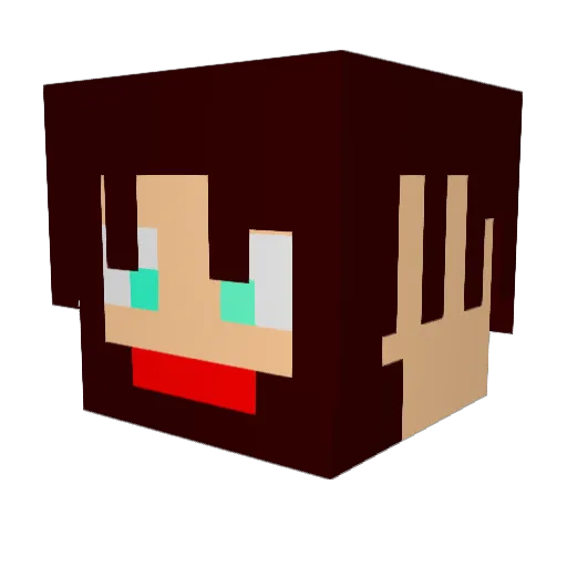 jakeanator1 Minecraft avatar head, 3D render